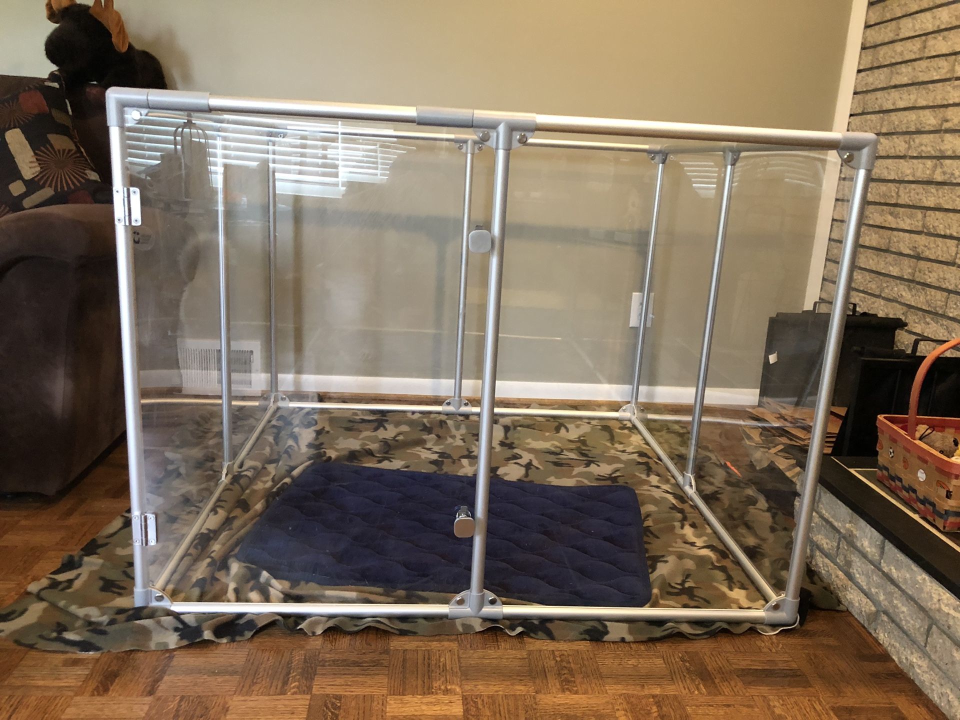 Clearly Loved Pets Clear Animal Pen