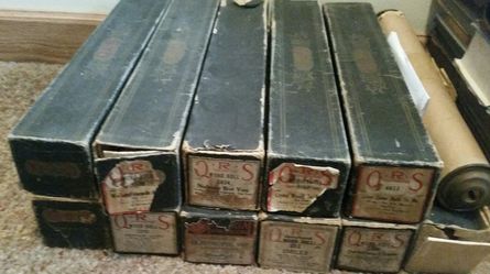 Antique Player Piano rolls