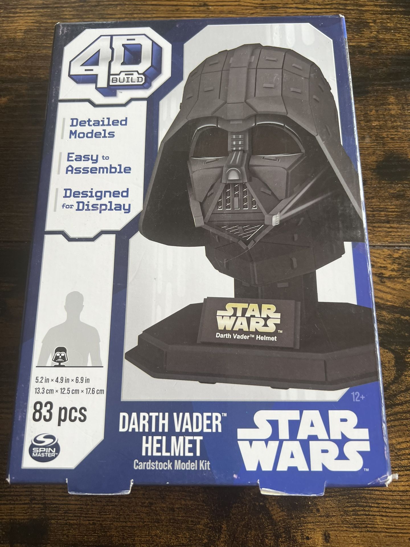 Star Wars Darth Vader Helmet Cardstock Model Kit