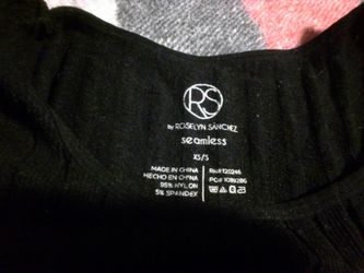 slightly used tight black kinda short shirt
