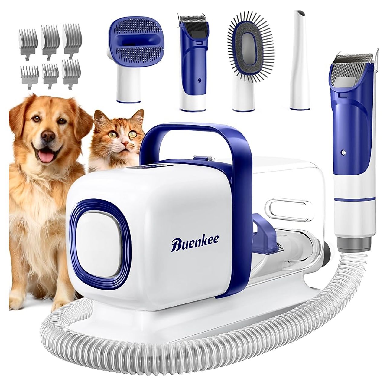 Dog Grooming Kit with Vacuum, Buenke - NEW