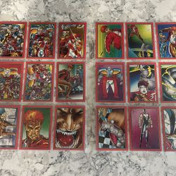 Youngblood full complete set of 90 trading cards, 1992 Rob Liefeld/ Image comics