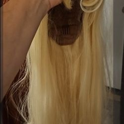 Blonde Wig With Bangs 
