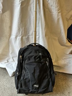 Ebags Backpack Carry Wheeler With Extended Handel 