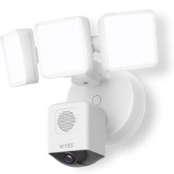 WYZE Floodlight Camera Pro, PCMag Editors' Choice 3000-Lumen LEDs, 2.5K HD Outdoor Security Camera, 180° Wide View, Motion Detection, Color Night Visi