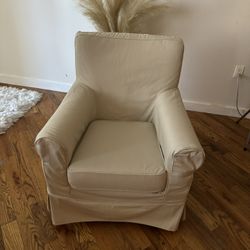 IKEA JENNYLUND ARMCHAIR w/ Light Beige Cover