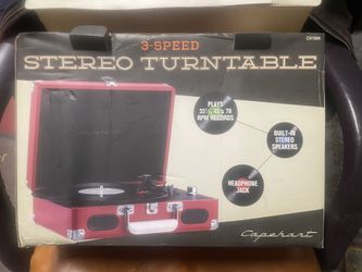 3 Speed Stereo Turntable NEW IN BOX