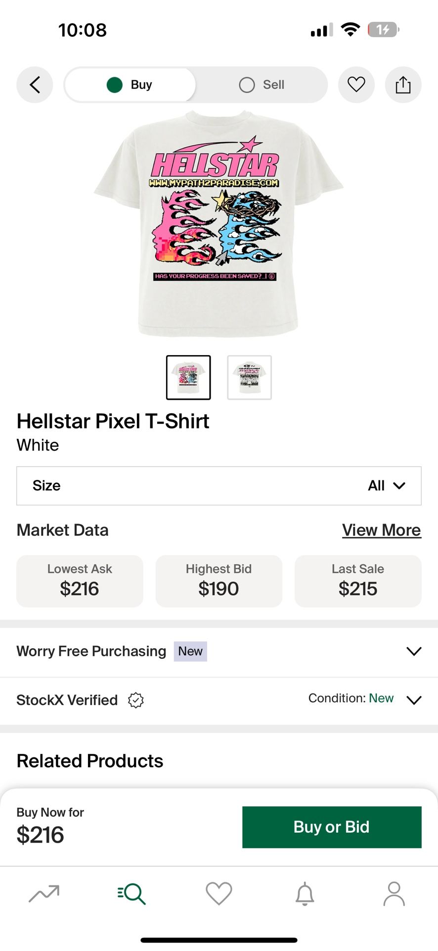 Hellstar Pixel Tee