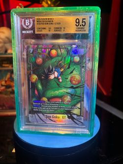BGS 9.5 Son Goku GT SCR Dragon Ball Fusion World