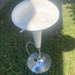 Adjustable Plastic Chair Barstool Vintage Antique