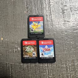 Super Mario Zelda Tears Of The Kingdom Pokemon Pikachu Nintendo Switch