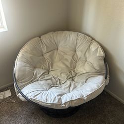Black and white chair