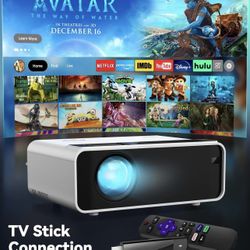 Cibest Mini Projector, CiBest Native 1080P Projector Outdoor, 2024 Upgraded 9500L Full HD Portable Projector, Small Home Movie Projector 200"