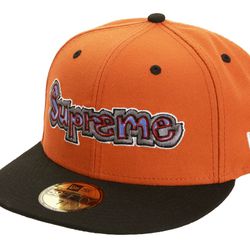 Supreme Gonz Logo New Era Burnt Orange Snapback