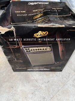 20 Watt Acoustic Amplifier