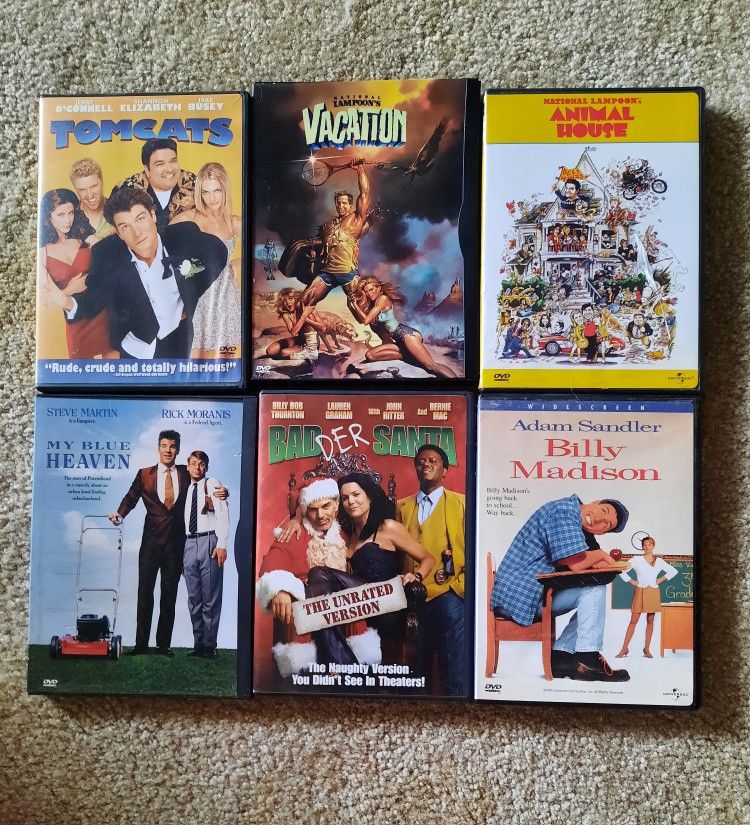 6 Comedy DVD Classic's