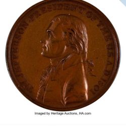 1801 Thomas Jefferson Coin