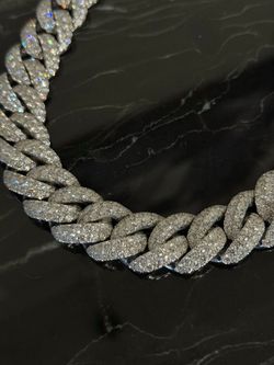 Vvs moissanite 925 silver chain