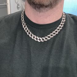 Iced Cuban Link Chains (2) – Gold & Silver Tone – CZ Stones