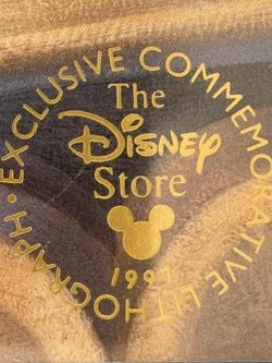 Disney Exclusive Commemorative Lithograph 1997