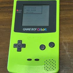Game Boy Color w/ Pokémon Blue and Super Mario Land