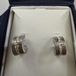 SKAGEN Hoop Earrings $20. Pick-up In Aurora. 
