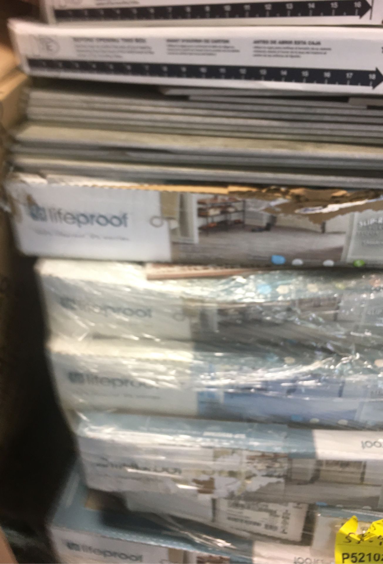 LifeProof Shadow Wood 6 in. x 24 in. Porcelain Floor and Wall Tile (14.55 sq. ft. / case)