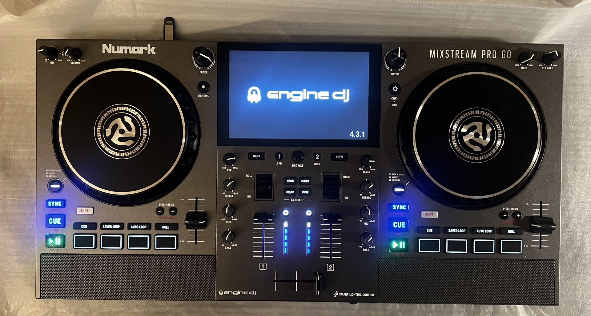 Numark Mixstream Pro Go - All In One Battery Powered With Built in Speakers