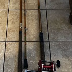 3 Sabre fishing rods
