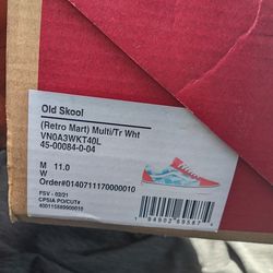 Vans low top size 11