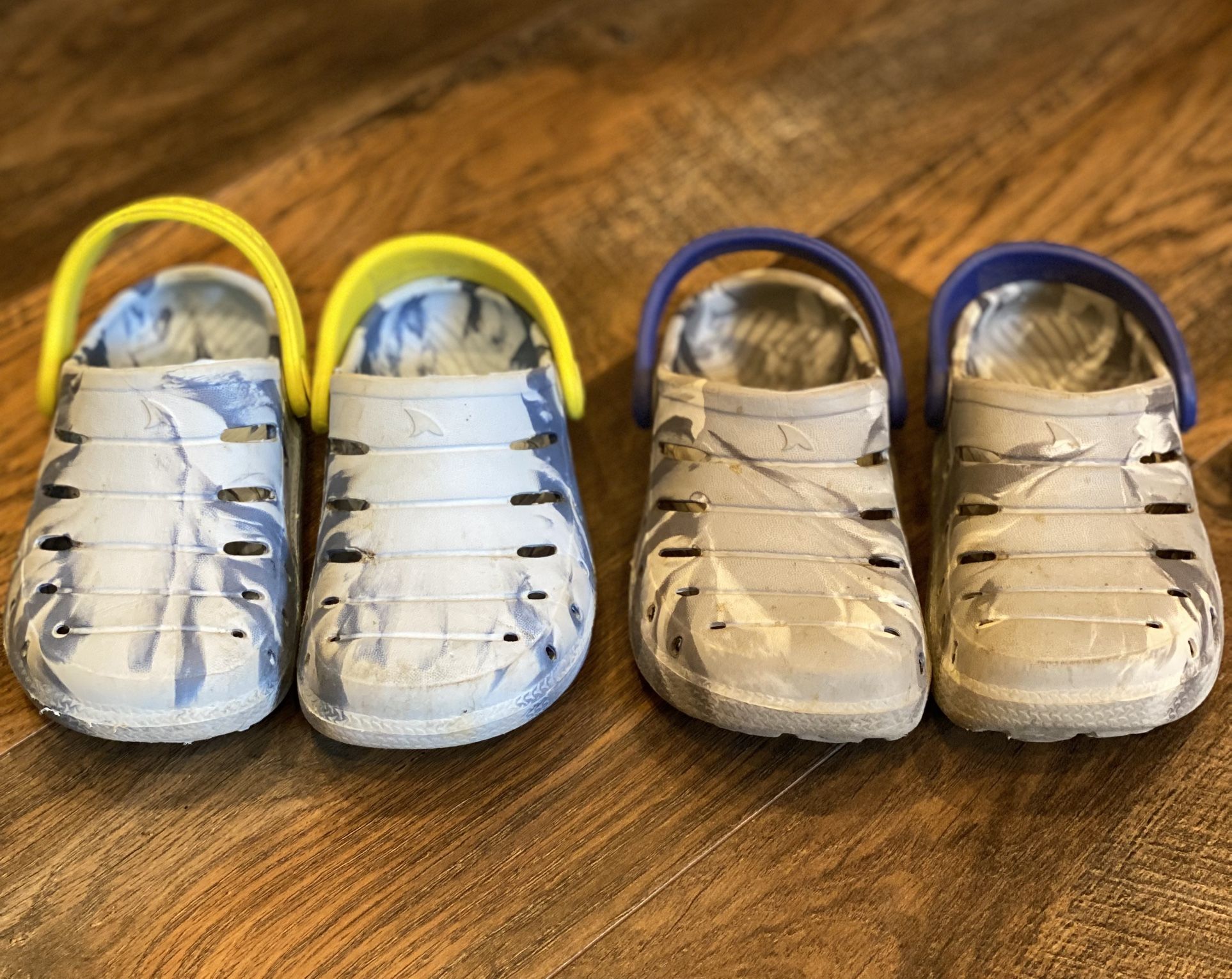 Rugged Shark Crocs X2