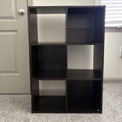 6-Cube  Storage Organizer Bookcase -Wood