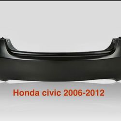 Rear bumper cover honda civic 2006 to 2012 Coupe