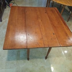 Beautiful Solid Wood Antique Drop Leaf