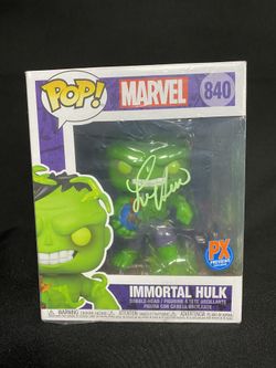 Marvel Hulk Funko Pop Autographed By Lou Ferrigno Authenticated 