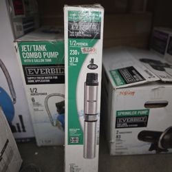 Everbilt 1/2 HP 4" Submersible Deep Well Pump 2-Wire Motor 10 GPM EFSUB5-122HD