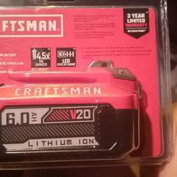 CraftsMan V20 6.0 Ah Lithium Ion Battery 🏮