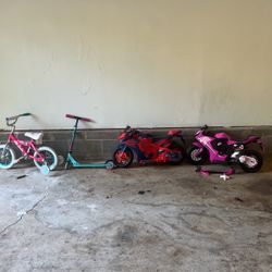 Moving Sale!!!! Kids Bikes 