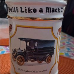 Vintage 1975 Mack Truck Decanter.