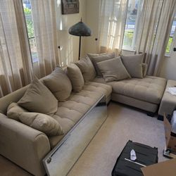 Large Sectional Couch With Ottoman