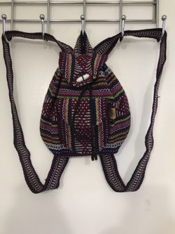 Small handmade backpack