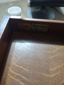 Vintage 1901 Brandt Double Folding Leaf Table