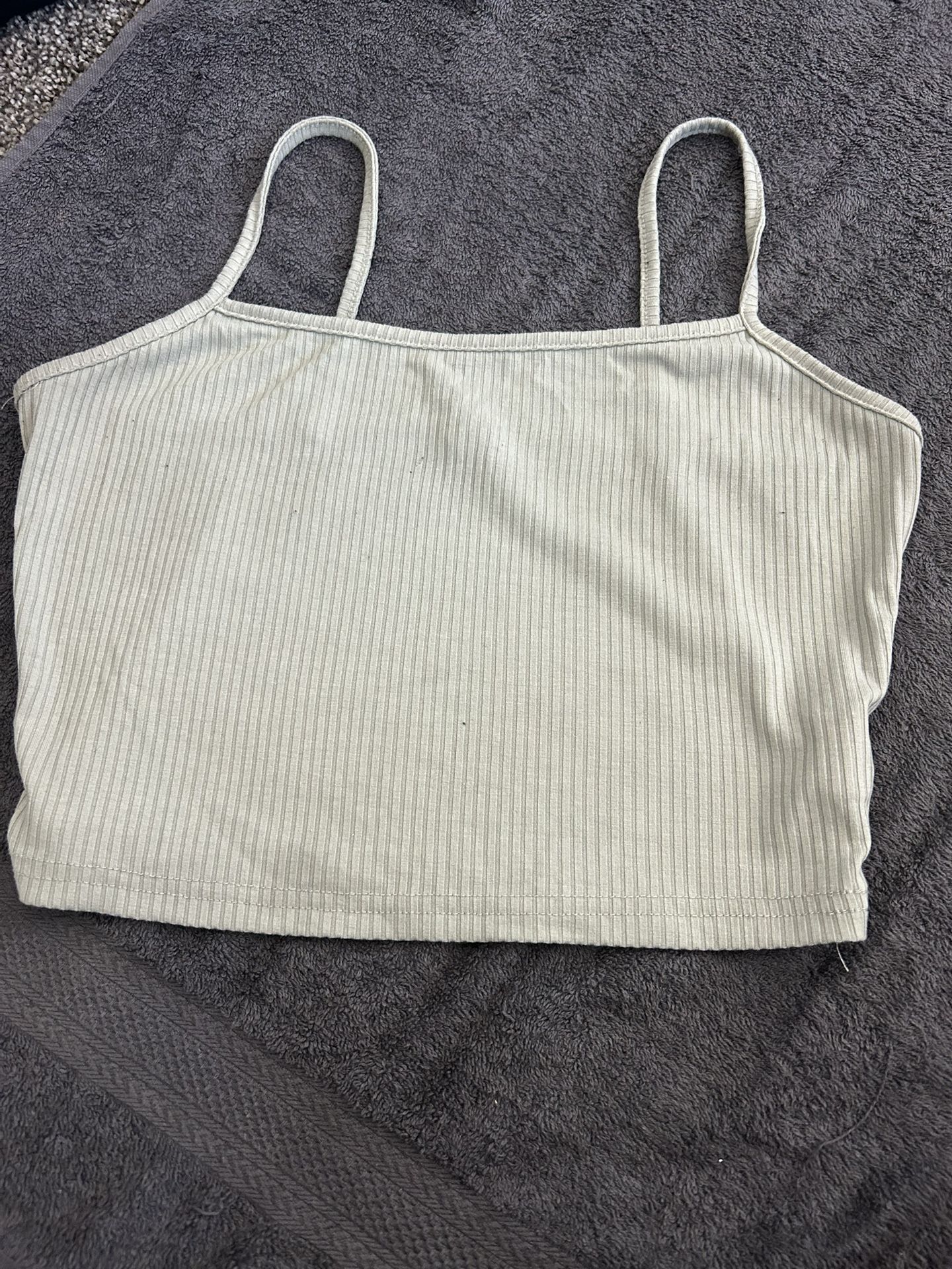 Green Crop Top