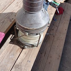 World War II Antique Shipping Lantern