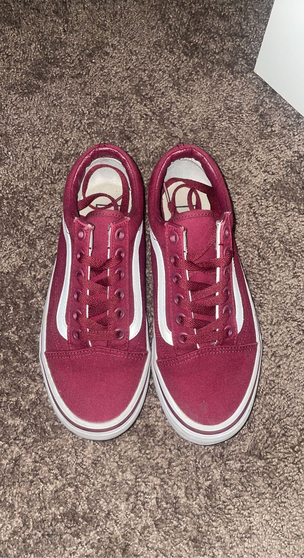 Used Maroon Vans