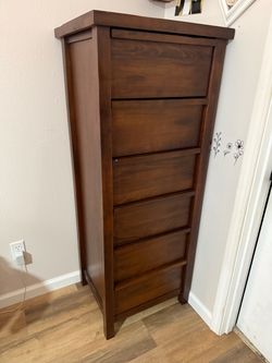 Solid wood dresser