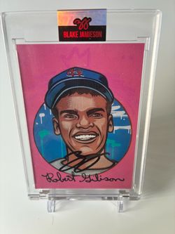 Topps Bob Gibson Autographed