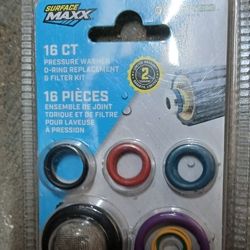Surface Max 16piece Pressure Washer O-ring And Filter Replacement Kit