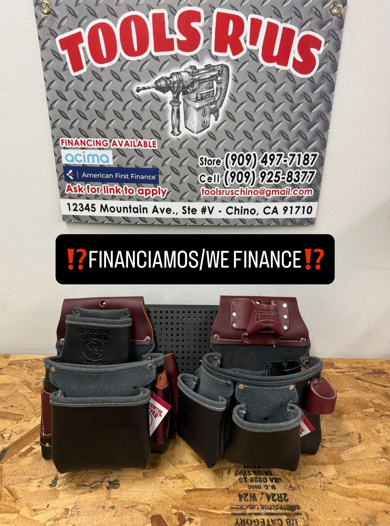 B5080DB OCCIDENTAL LEATHER PRO FRAMER SET(SOLO POUCHES) **(FINANCIAMOS/WE FINANCE)**