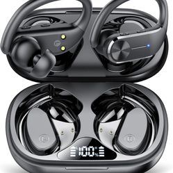 Ear buds Wireless Bluetooth Earbuds Sports 2024 NEW Earhooks Headphones Bluetooth 5.3 Earphones 58H Playtime IP8 Waterproof Powerful Bass over ear Hea